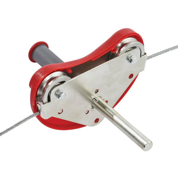 KBT zjazd linowy tyrolka z siedziskiem do 80kg 30m