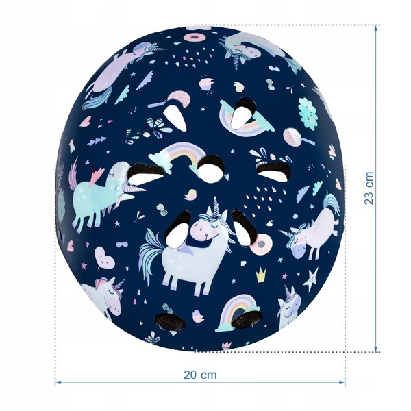 Kask ochronny Kidwell ORIX Plus Unicorn S rower hulajnoga