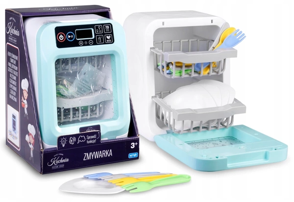 NATALIA Zmywarka zestaw talerze sztućce dźwięk